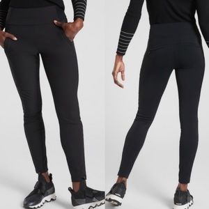 Athleta Headlands Hybrid Skinny Pant Black 10
